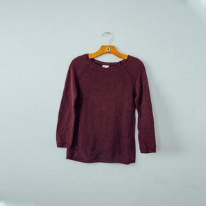 Burgandy Crewneck Sweater